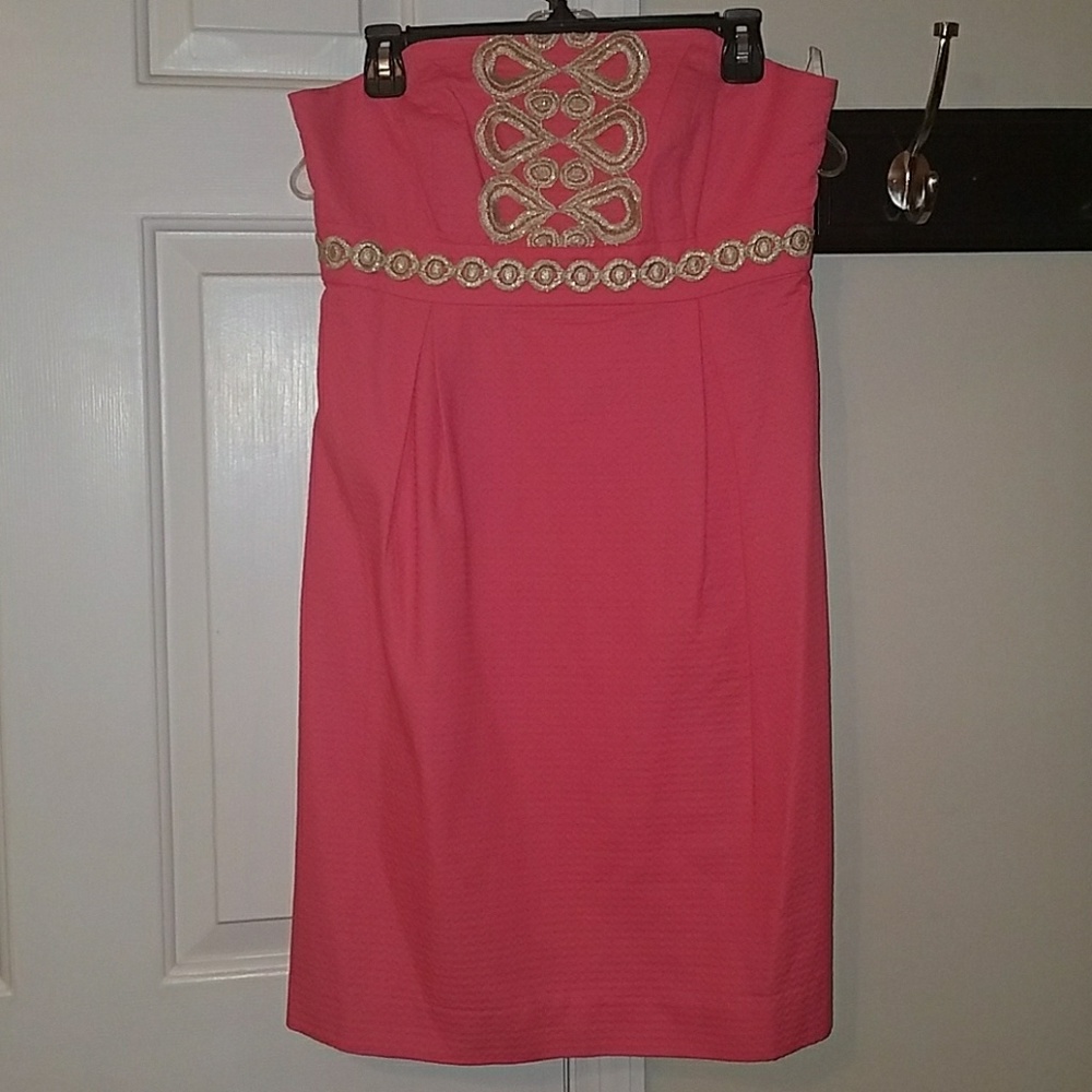 Lilly Pulitzer Strapless Betsey Dress